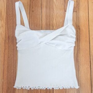 Princess Polly Cream Tank Top